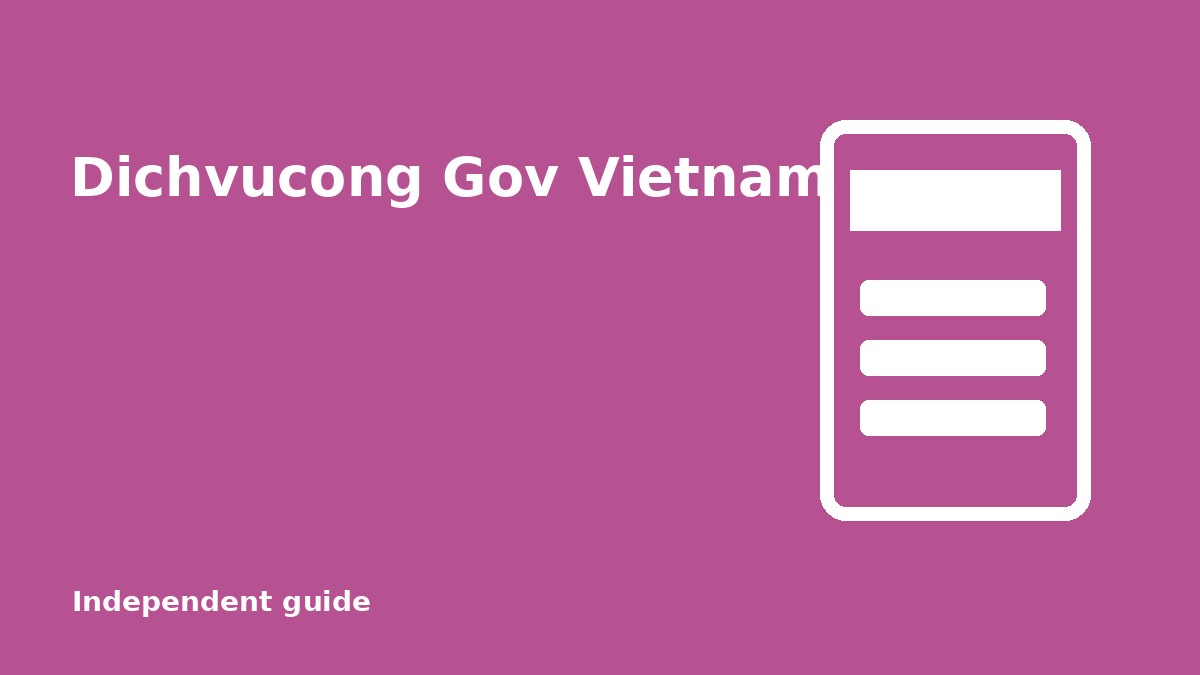 Dichvucong Gov - dichvucong.gov.vn Hero Image