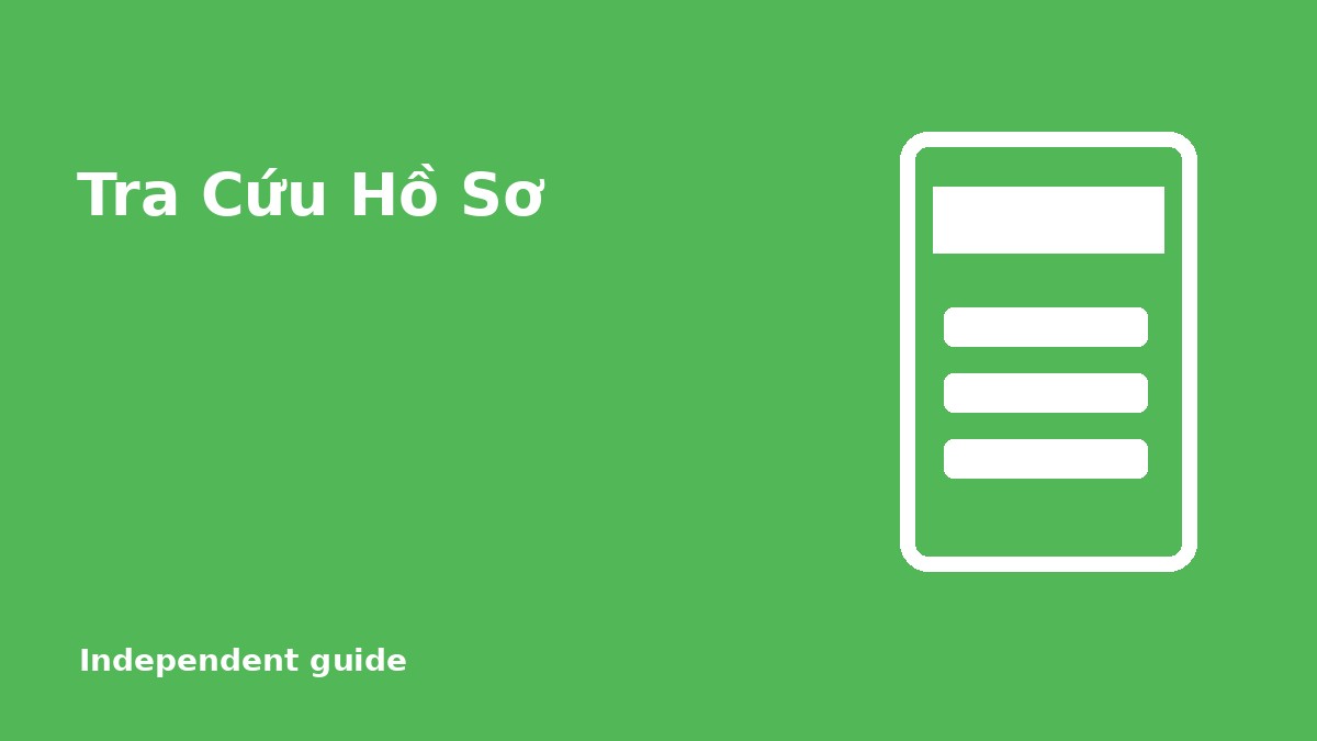 Tra Cứu Hồ Sơ on Dichvucong Gov VN